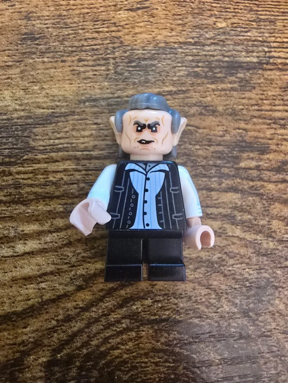 Lego Griphook 76417 Black Pinstripe Vest Deathly Hallows Harry Potter Minifigure